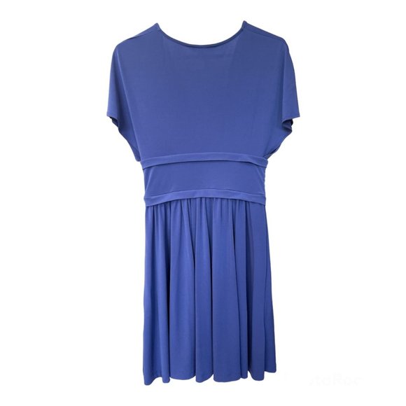 BCBGeneration Blue Pleated Women's Dress Size Small - Picture 2 of 10